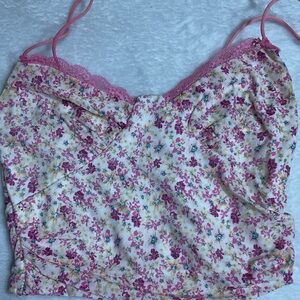 Princess Polly size 2 floral lace tank top